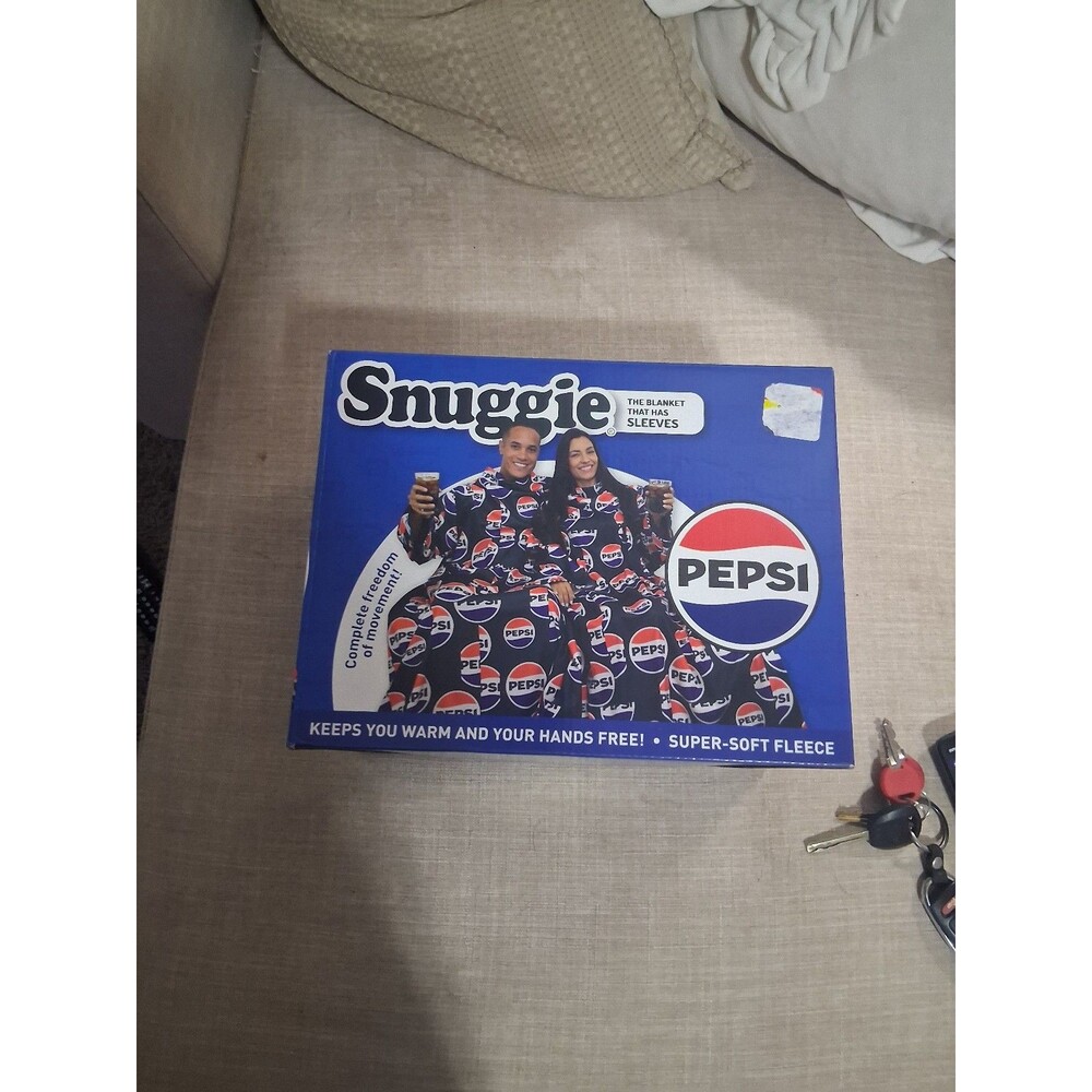Snuggie The Blanket With Sleeves Pepsi Super-Soft Fleece